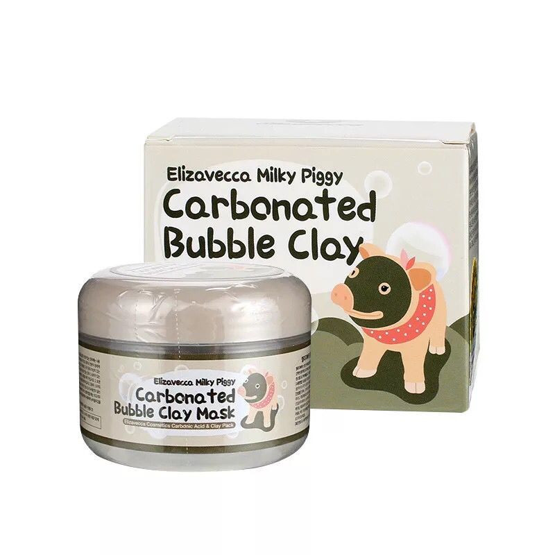 Elizavecca Milky Piggy Маска для лица глиняно-пузырьковая Carbonated Bubble Clay Mask 100гр