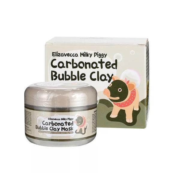 Elizavecca Milky Piggy Маска для лица глиняно-пузырьковая Carbonated Bubble Clay Mask 100гр