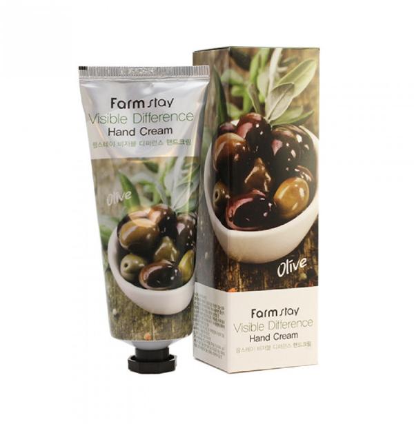 FarmStay крем для рук с экстрактом оливы Visible Difference Hand Cream Olive