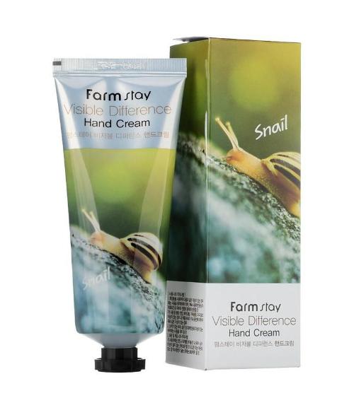 FarmStay крем для рук с экстрактом улитки Visible Difference Hand Cream Snail
